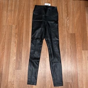 White House Black Market - black faux leather leggings